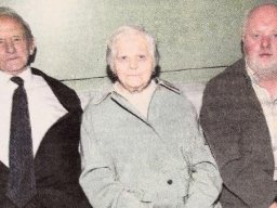 Sean Keanallly Mrs Farrissey and Gerard Farrissey 
